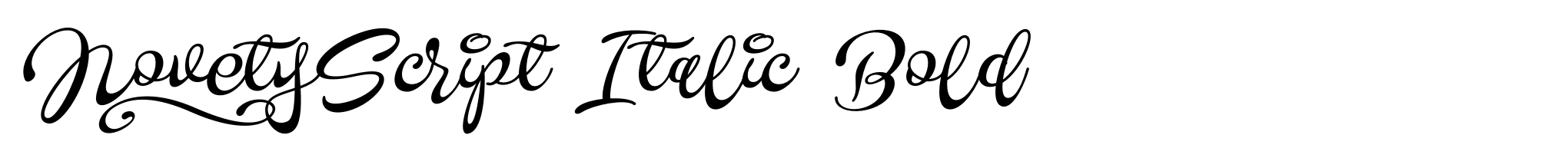 Novety Script Italic Bold image